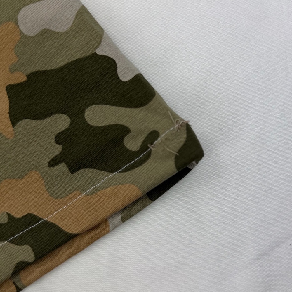Y2K No Boundaries Camo Tube Top 100% Cotton Shelf Bra Strapless Size S/M - Picture 12 of 15